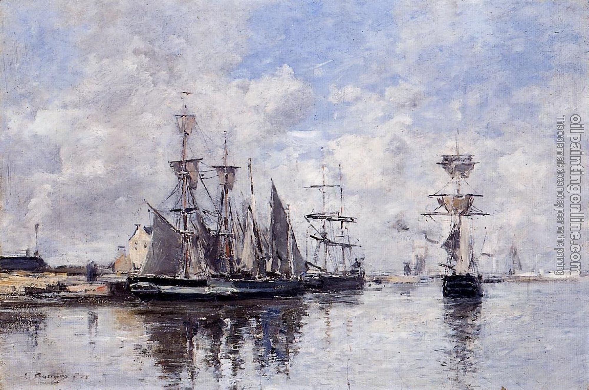 Boudin, Eugene - The Port of Deauville